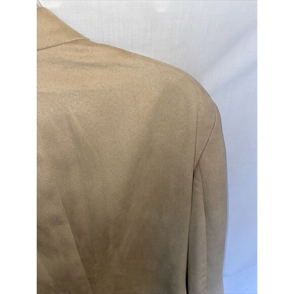 Brandini Dress Blazer Mens Size 40R Beige Three Button Long Sleeve - Picture 10 of 12